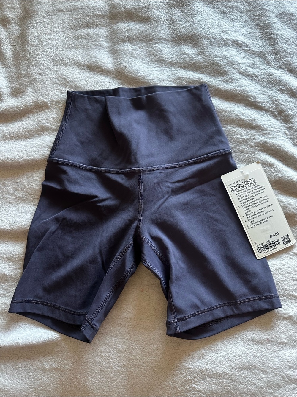 Purple lululemon align shorts